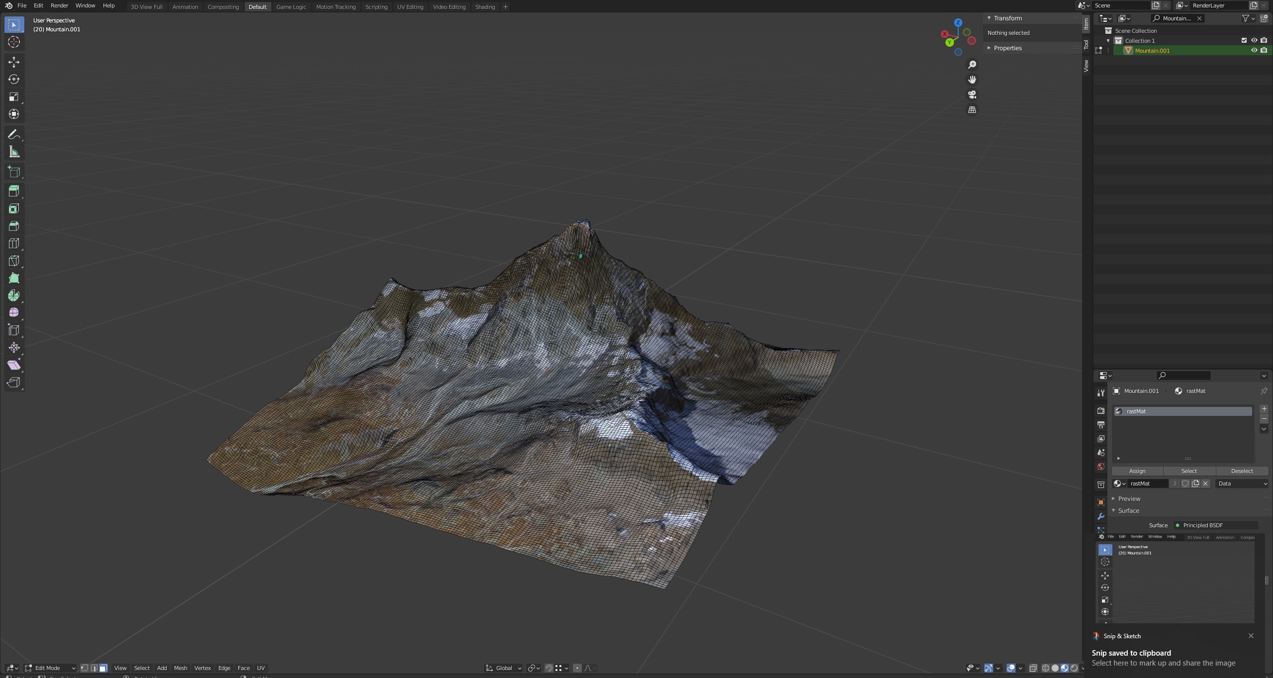 Blender GIS data